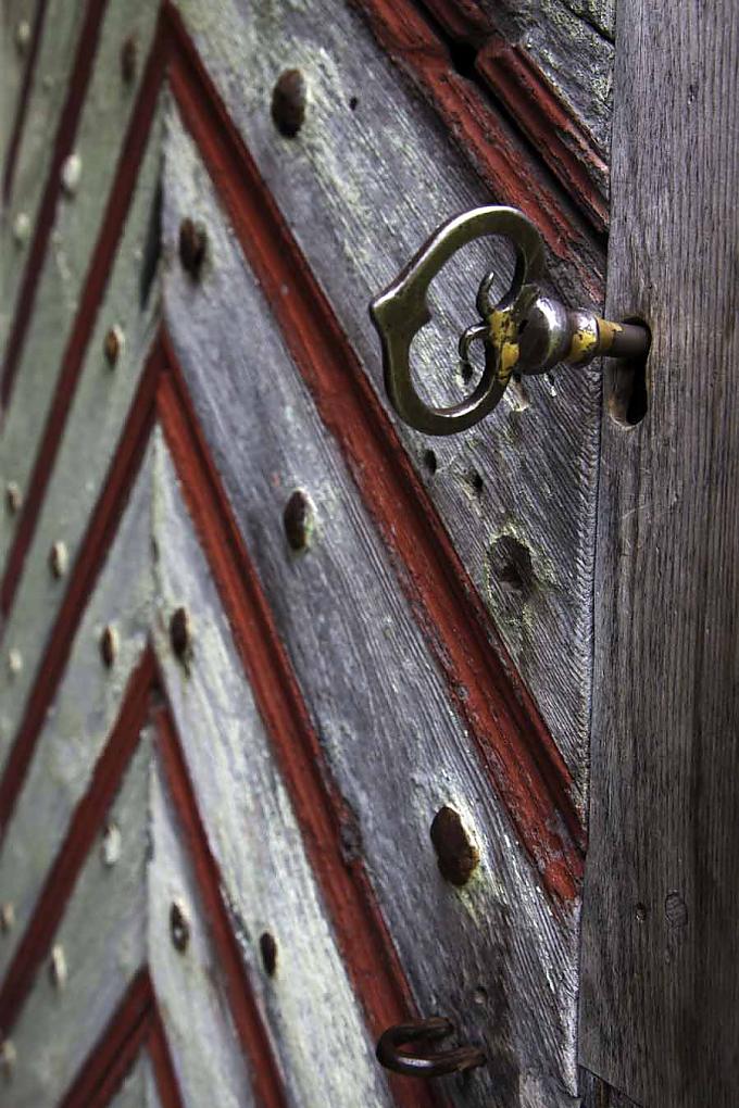 Schlüssel der Nore Stabkirche.