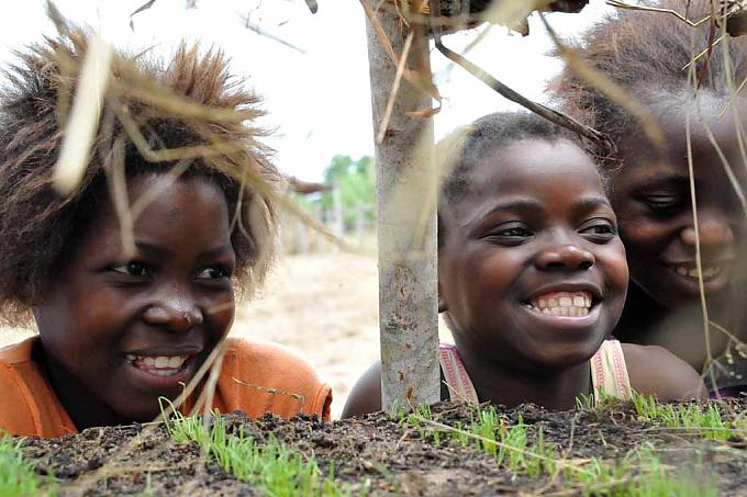 Bei den Kindern beginnen