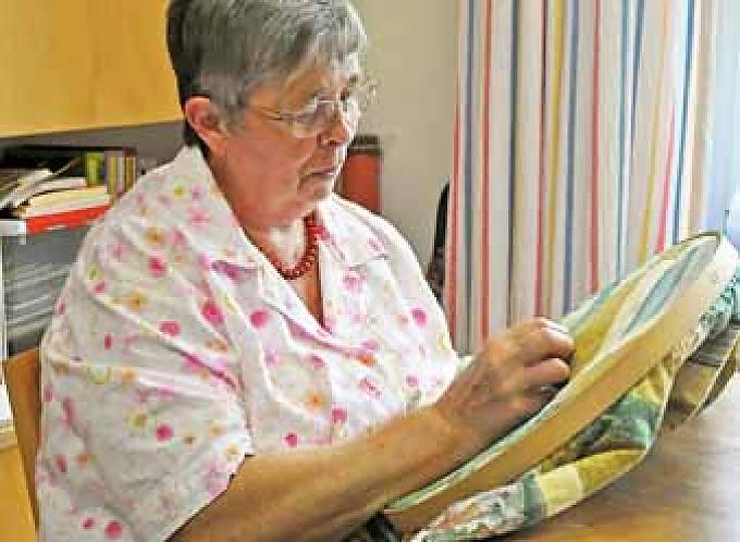 Patchworkmuster mit Sternen