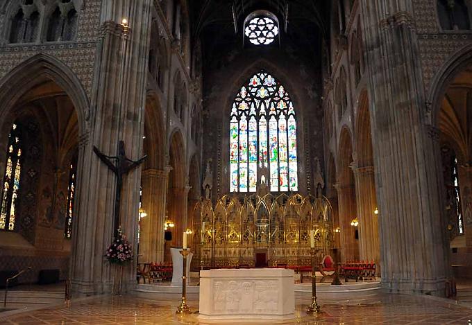 Innenansicht der katholische St. Patricks Kathedrale 