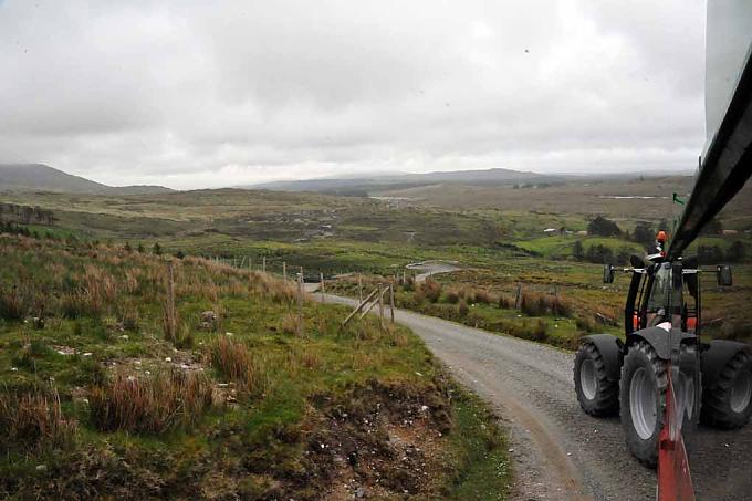 Fahrt über die Farm 