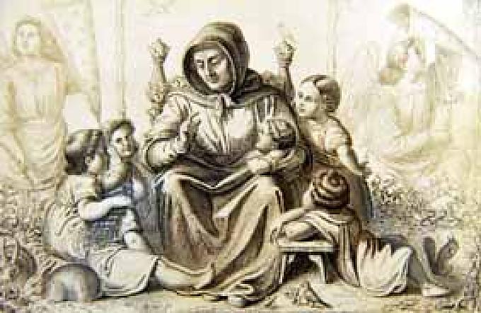  Entwurf für ein Titelblatt zu den "Kinder- und Hausmärchen" der Brüder Grimm, 