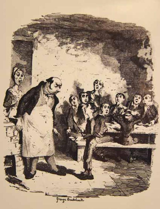 Oliver Twist im Waisenhaus 