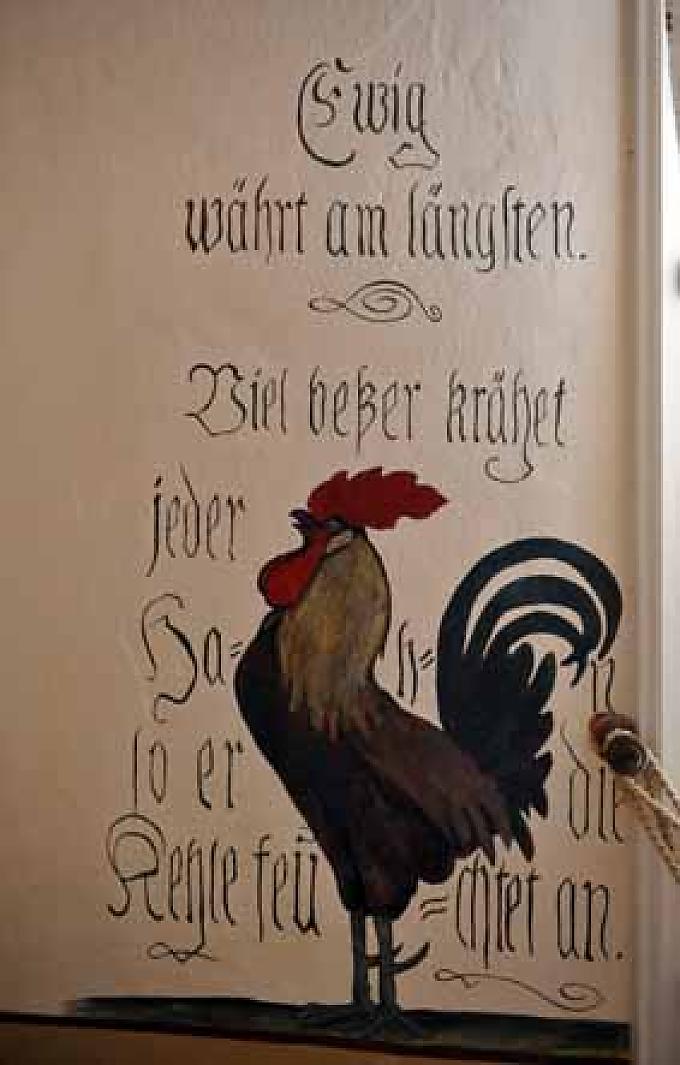 Wandbemalung in der Künstlerstubb