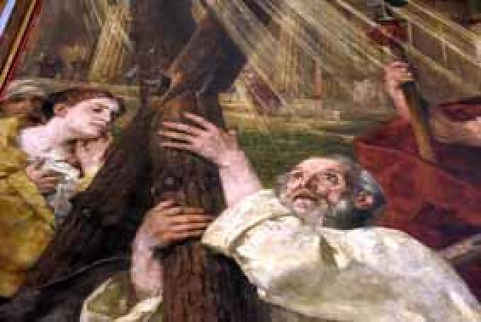 Das Kreuz und der Heilige