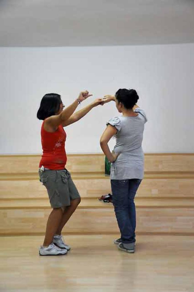 Auftritt der Tanzgruppe 