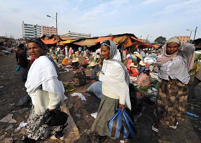 Frauen auf dem Markt