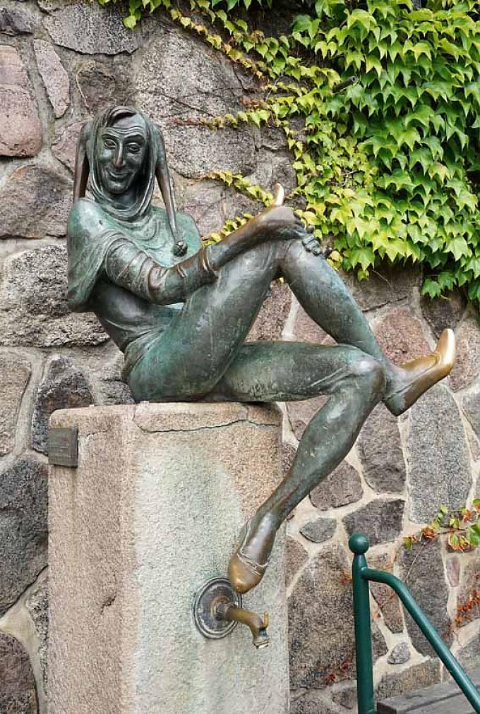 Denkmal „Till Eulenpiegel“ in Mölln.