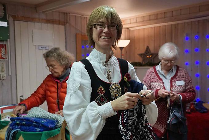 Bei den Norwegerinnen darf der Nachschub an Socken, Topflappen und Pullovern nie ausgehen.