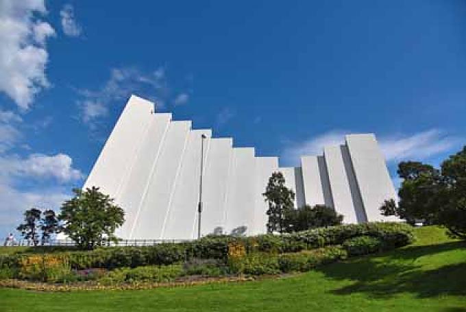 Innenansicht der Eismeerkathedrale 