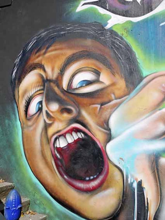 Schreiender Mensch Schreiender Mensch