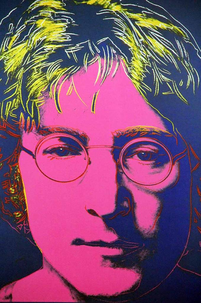 Warhol Bild in der Mihal Galerie in Kosice Warhol Bild von Sitting Bull in der Mihal Galerie in Kosice