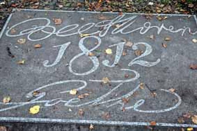 Gedenkplatte für Beethoven und Goethe Gedenkplatte für Beethoven und Goethe