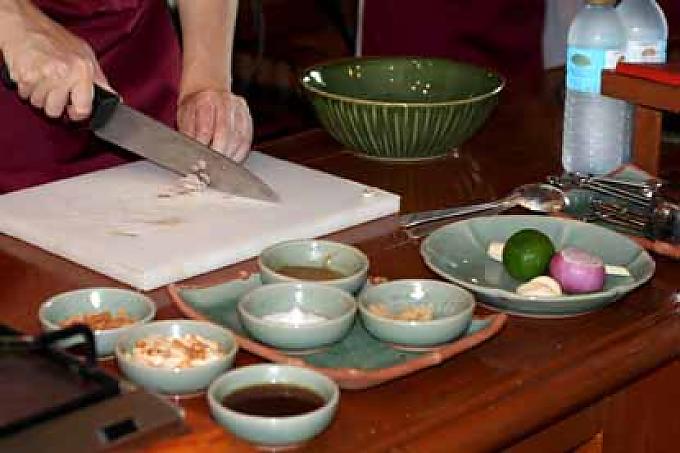 Zutaten für die Tom-Yam-Gung-Suppe Zutaten für die Tom-Yam-Gung-Suppe