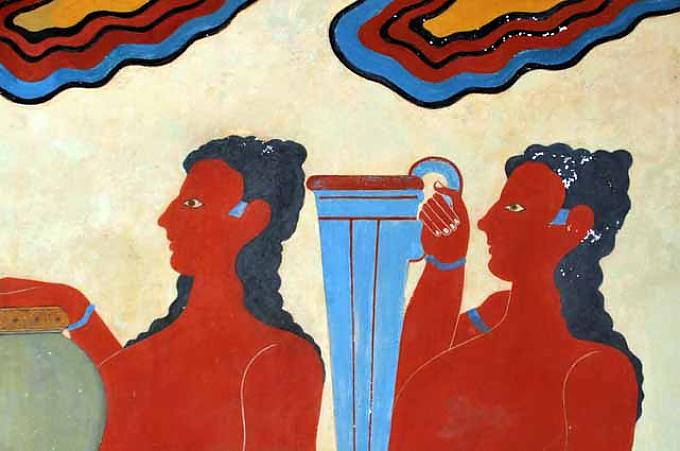 Rekonstruiertes Fresko Rekonstruiertes Fresko