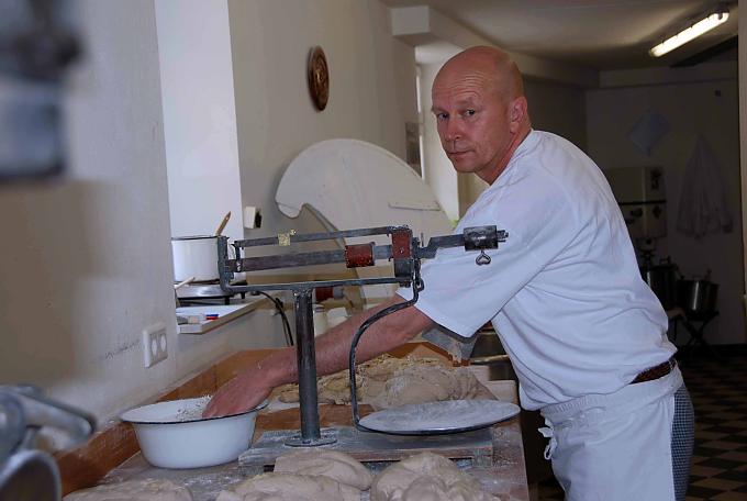 Ansgar Westerwelle, glücklicher Bäcker Ansgar Westerwelle, glücklicher Bäcker