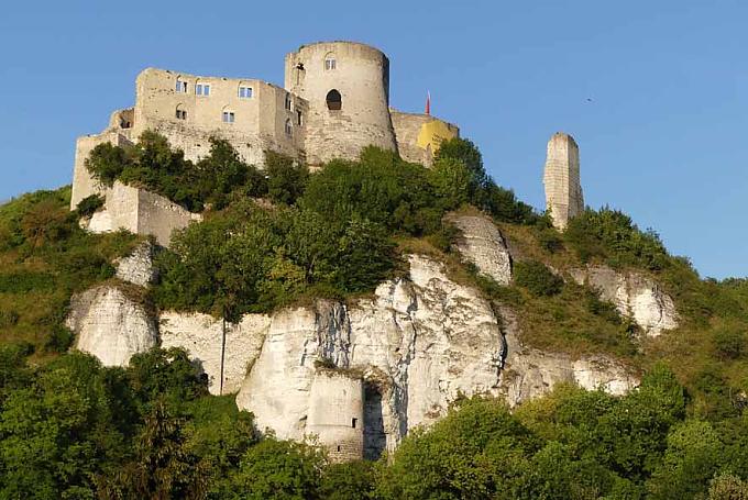 Burg des Richard Löwenherz an der Seine