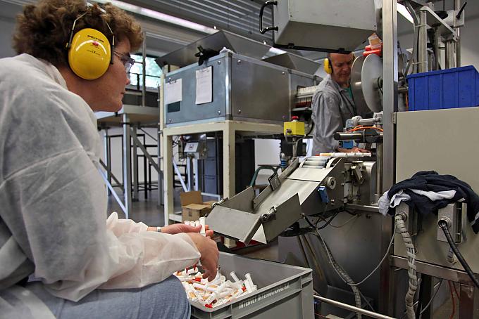 INTOS-Arbeiter Wim le Clercq, Leiter der Behindertenwerkstatt INTOS