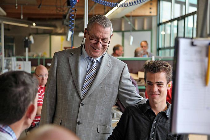 Wim le Clercq, Leiter der Behindertenwerkstatt INTOS Wim le Clercq, Leiter der Behindertenwerkstatt INTOS