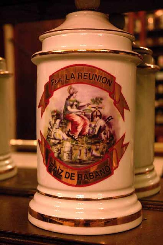 Historisches Porzellangefäß für Meerettichwurzeln. Autoclave, Frankreich 20. Jahrhundert.