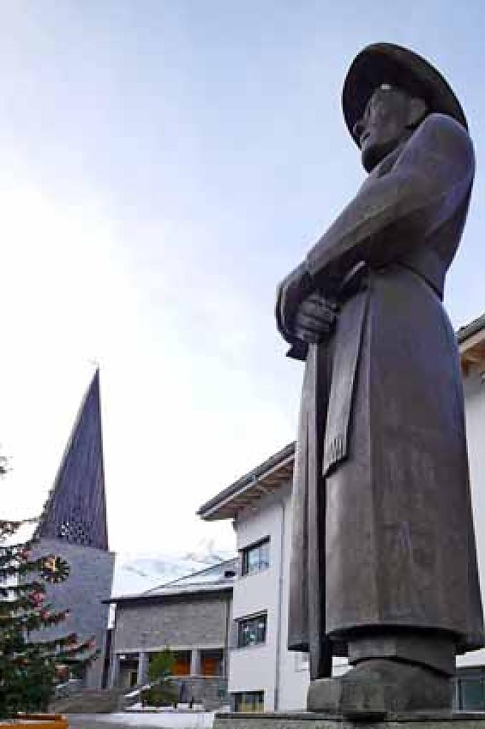 Saas Fee. Imseng Denkmal. Saas Fee. Imseng Denkmal.