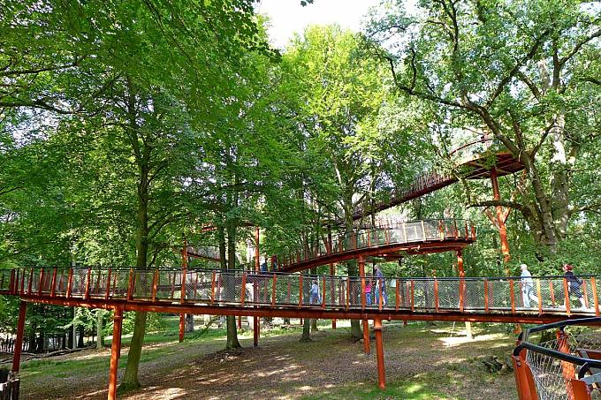 Baumkronenweg in Ivenack. Baumkronenweg in Ivenack.