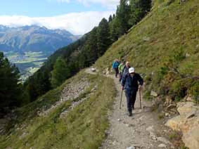 Unterwegs auf dem Klimaweg Unterwegs auf dem Klimaweg