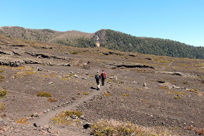 Wanderung zu den Nebenkratern des Villarrica-Vulkans 