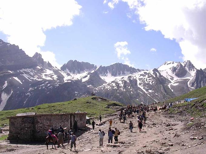 Pilger unterwegs. Pilger unterwegs.