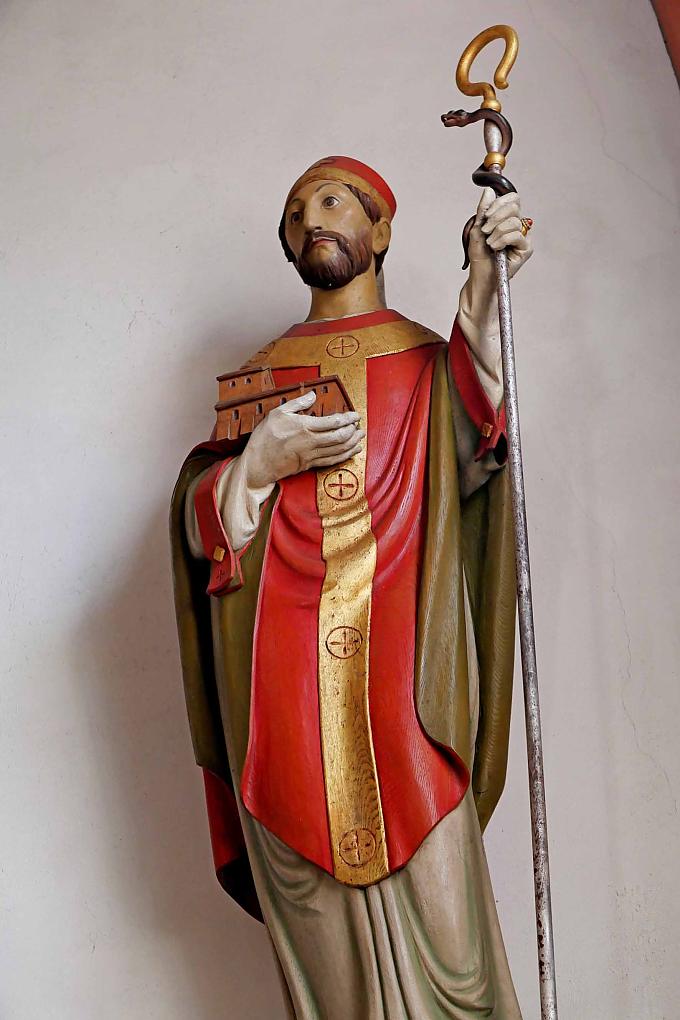 Statue des Heiligen Pirminius Statue des Heiligen Pirminius