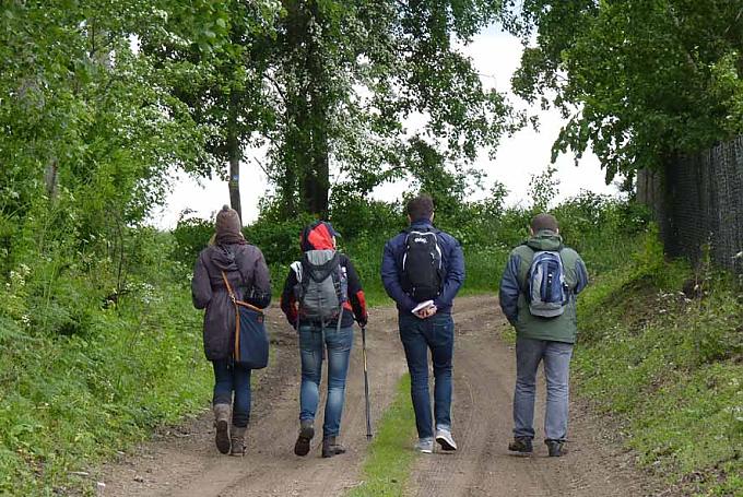 Wandern auf dem großpolnischen Jakobsweg Marktplatz in Gnesen