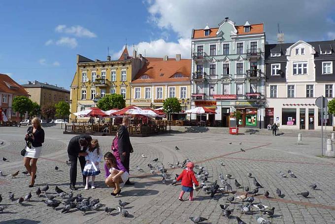 Marktplatz in Gnesen Marktplatz in Gnesen