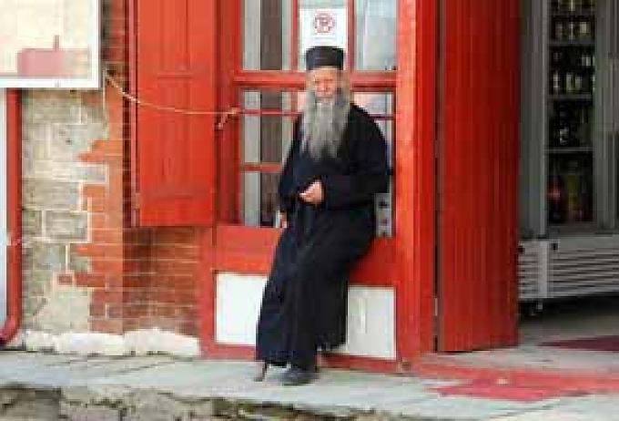 Orthodoxer Mönch. Orthodoxer Mönch.