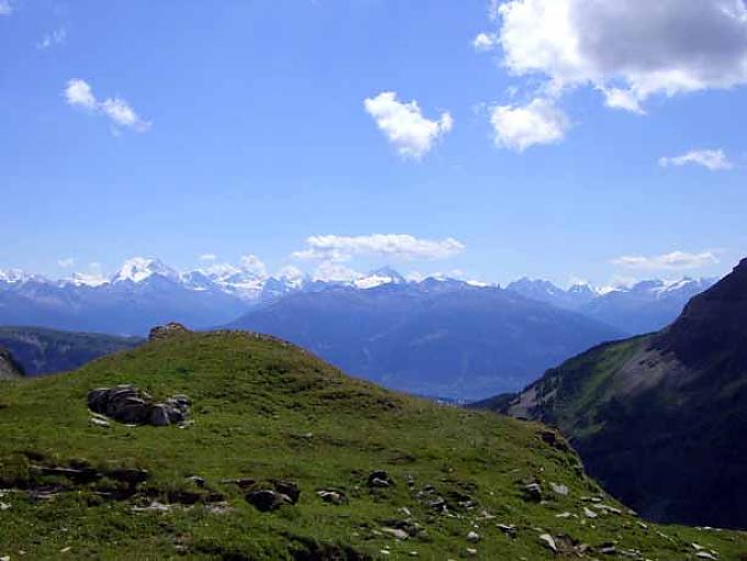 Übergang ins Wallis. Rawil Lac Tseuziers. Übergang ins Wallis. Rawil Lac Tseuziers.