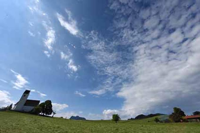 Die gotische "Stainenkirche" Die gotische "Stainenkirche"