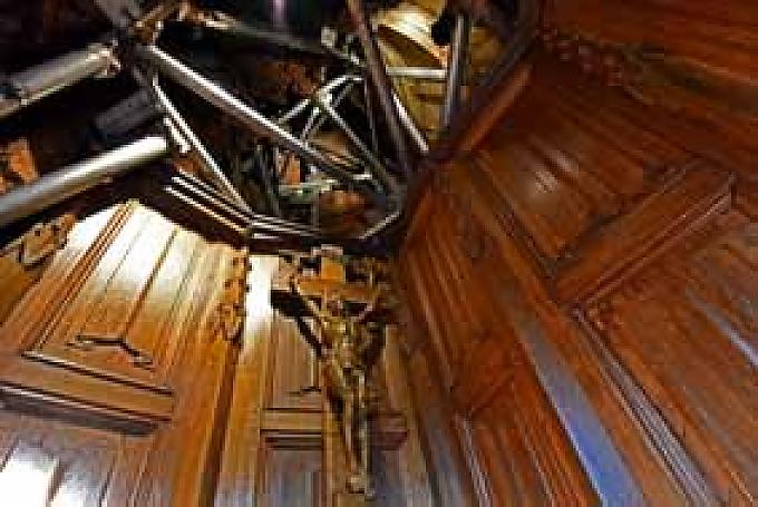 Die obere Kapelle in der Eiche von Allouville-Bellefoss Die obere Kapelle in der Eiche von Allouville-Bellefoss