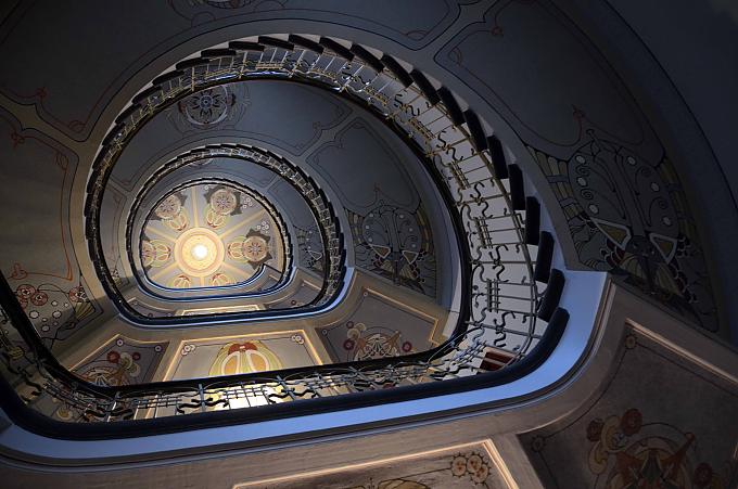 Treppenhaus im Jugendstil-Museum Treppenhaus im Jugendstil-Museum