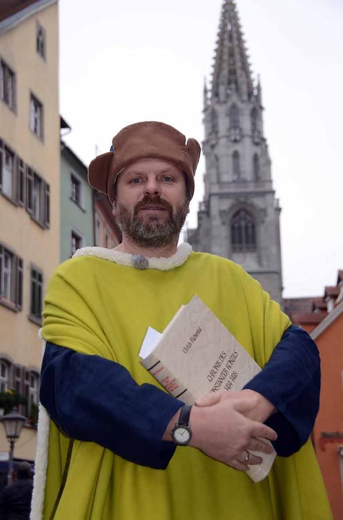 Henry Gerlach als Ulrich Richental Henry Gerlach als Ulrich Richental