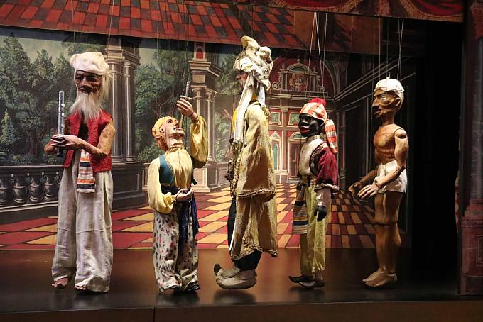 Marionetten im Puppenmuseum in Pilsen. Marionetten im Puppenmuseum in Pilsen.