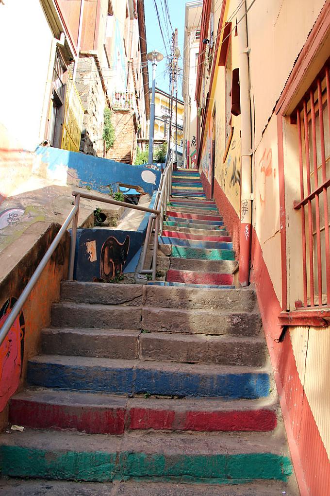 Gasse in Valparaiso Gasse in Valparaiso