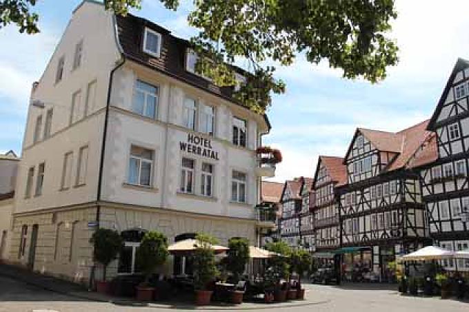 Fachwerkhäuser in Allendorf. Fachwerkhäuser in Allendorf.